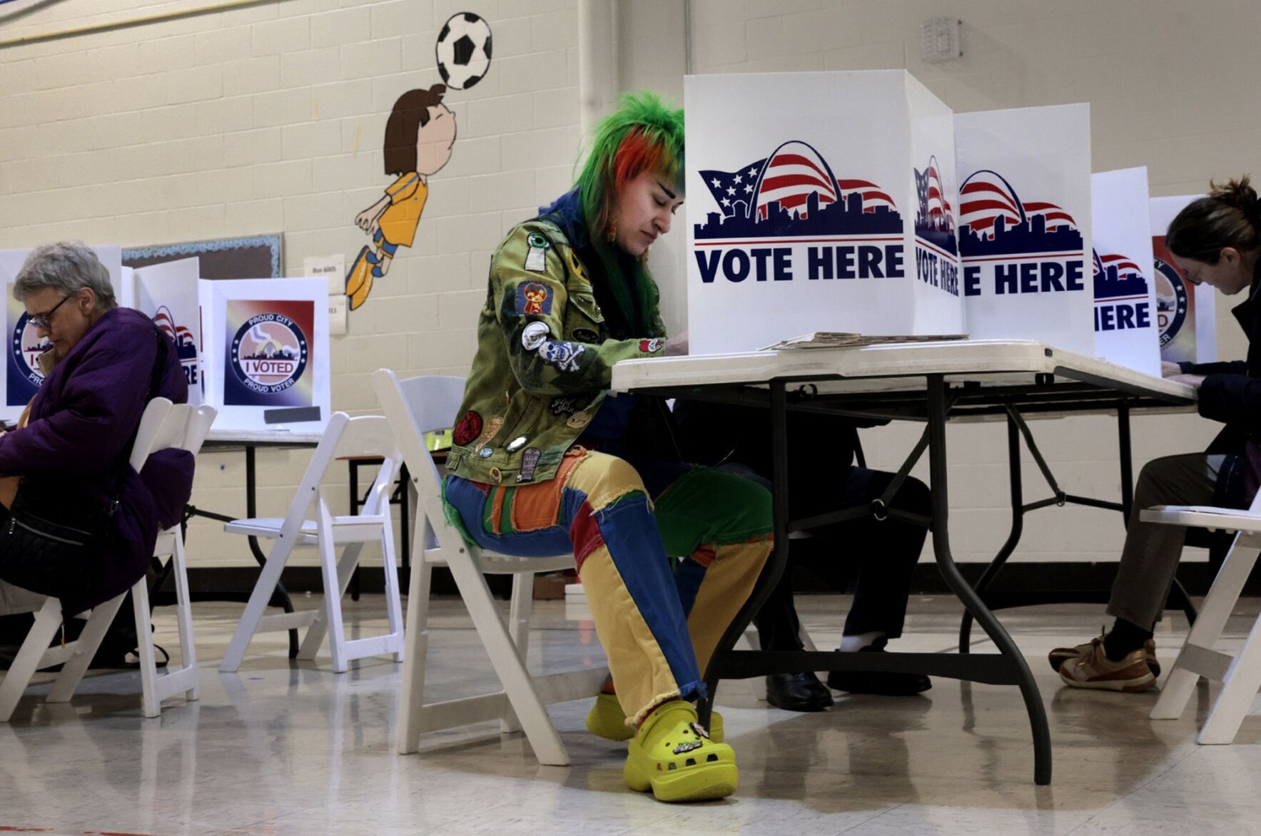 Election day brings out the voters